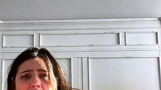 Stacked brunette goes solo toys and masturbation