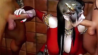 Pixelated Fantasy Queen: Booty in Motion - 3D Animation Hentai