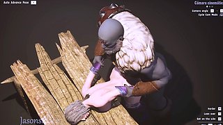 WildLife - Zyke fucking with a Sexdroid - Hentai Game