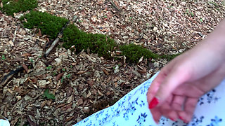 Almost Caught: Public Lake Fuck, Handjob & Outdoor Piss