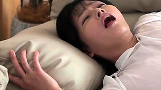 Erotic amateur girl giving blowjob and titjob in POV