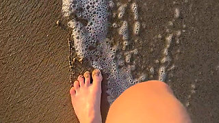 Walking on the Beach