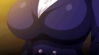 Spicy anime busty girl exciting xxx video