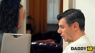 Daddy4k. her enjoy for old boners led her into cheating in the next room