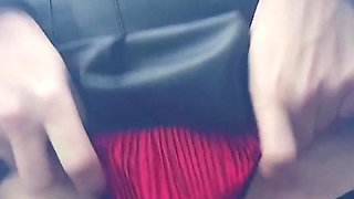 Showing Pussy to Taxi Driver