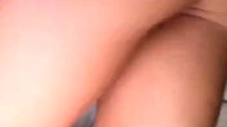 Kinky moist taco brunette anal toy play during masturbating