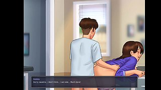 Summertime Saga #46 - Morning Sex with MILF Landlady