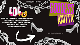 Ass Denial and Humiliation: JOI for Weak P