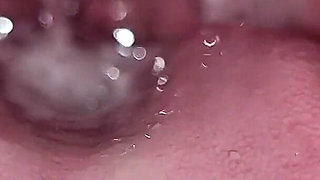 Filling Her Mouth with Piss and Cum