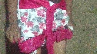 Beautiful sister-in-law has sex with finger at night
