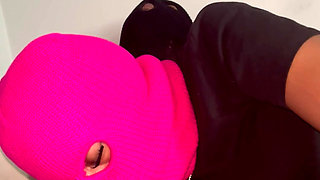Sucking on daddy's big dick