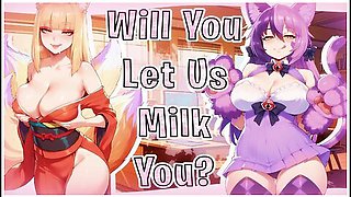 [ff4m] For Your Job Interview, Two Hot Monster Girls Milk You To Ensure Quality [lewd Asmr Preview]