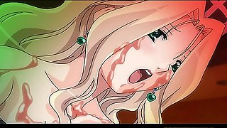 Blondie gets naughty with a finger fest and wet 'n' wild ride in saucy anime