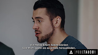 PURE TABOO Stepmom Sheena Ryder Surrenders To Stepson's DP Threesome Request - GERMAN SUBTITLES