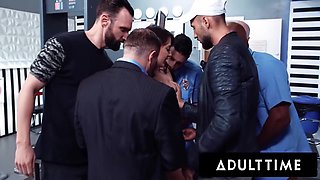 Whitney Wright Receives Massive Bukkake Facial During Accidental Airport Gangbang!