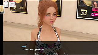 Visual hentai, visual novel, cartoon