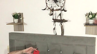 I get on top of my boyfriend and make him come inside me