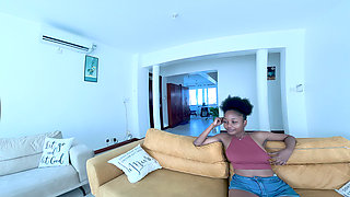 Dark Skinned Ebony Siren Struts Onto the Casting Couch!dark Skinned Ebony Siren Struts Onto the Casting Couch!