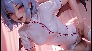 Seductive Anime Girls Tease in Provocative Outfits SFW SET 9