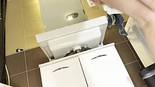 Molly Cute Hot Blonde Cheerleader Flashing Tits and Pussy Under Her Short Skirt