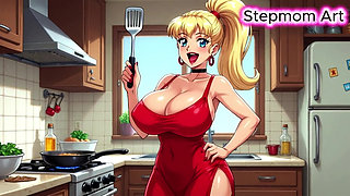 JOI Stepmom Sexy In The Kitchen - Come with me 100% You'll cum - Dirty Talk