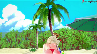 Burnice Bikini fucking on the beach - 3 - Zenless Zone Zero (ZZZ)