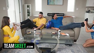 Stellar teenage sluts undress down and pound their step-fathers to celebrate step-father's day