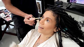 Behind the Scene from Super cute brazilians Mih Ninfetinha gets