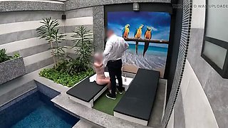 Hotel Waiter Surprise: I Undress, He Eats My Tight Pussy, Then I Give a Blowjob Until He Cums in My Mouth