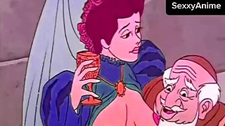 Retro Cartoon Orgy - SexxyAnime Gangbang & Big Cocks