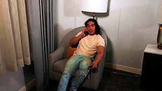 Nasty brunette pornstar with big boobs