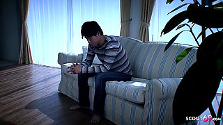 Japan Skinny Teen with Hairy Pussy caught Masturbating