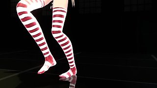 Hentai chick enjoys anal sex at the gym