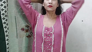 Cute step daughter ko school pahuchane ke bahane pel