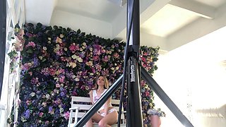 Blonde teen Sierras first erotic masturbation video