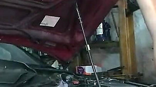 Sexy Mechanic Vilu Vidish Gets Pounded Toyota Ae101