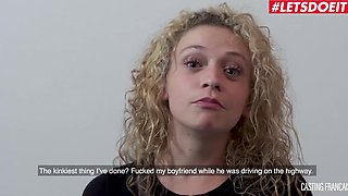 Curly blonde shows off what she can on casting