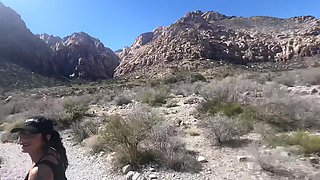 Pretty public fuck with lots of cum on her face after all