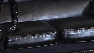 Dick Cane and Dick Hot Wax, Mistress Is Obsessed with Dripping Wax on Masochist's Dick and Hitting Dick with a Cane