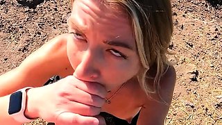 Public Blowjob on a Mountain Top