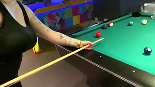 Big-Tittied Baddie Got Picked Up And Fucked At The Pub's WC