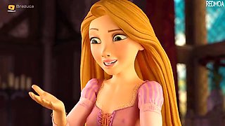 Rapunzel Gives Blowjob and Gets Fucked! Extended Version