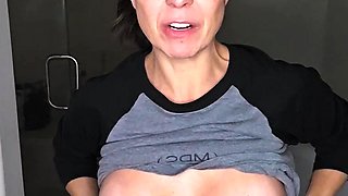 Leann amateur beautiful brunette with big boobs