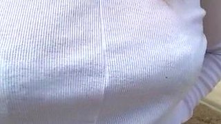 Shaved pussy MILF blowjob and fucking POV