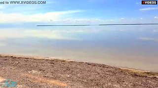 Stranger cums in my panties on beach public sex - Realpanties POV