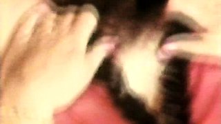 Sexy blonde with hairy cunny doing deep throat vintage style