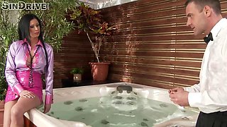 Violet Black jacuzzi: Big Tits, Blowjob  Babe Porn