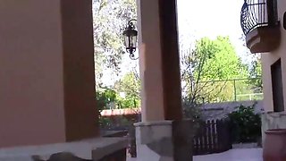 Interracial group loves to give a guy deep rectal