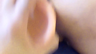 My Huge Dildo Barely Fits in My Tight Pussy, Don't Stick It All in!