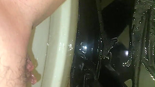 Bathroom Pee Fetish Wet Pussy Play & Intense Orgasm